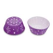 Städter Cupcake Formen Eiskristall violett 50Stk.