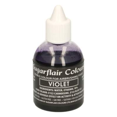 Sugarflair Airbrush Lebensmittelfarbe Violett 60ml