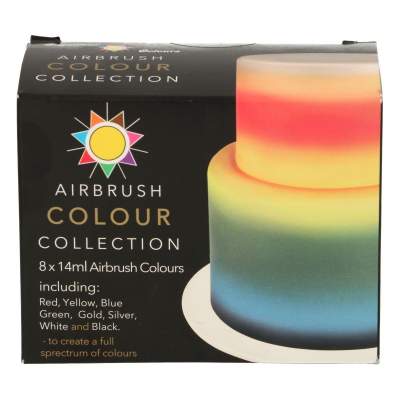 Sugarflair Airbrush Farben Multipack 8x 14ml