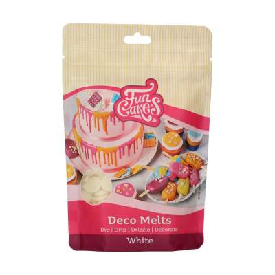 Funcakes Deco Melts - Weiß 250g
