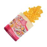 Funcakes Deco Melts, Gelb, 250g, Schmelz-Glasur-Drops,...