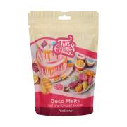 Funcakes Deco Melts, Gelb, 250g, Schmelz-Glasur-Drops,...