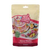 Funcakes Deco Melts, Limetten Grün, 250g,...