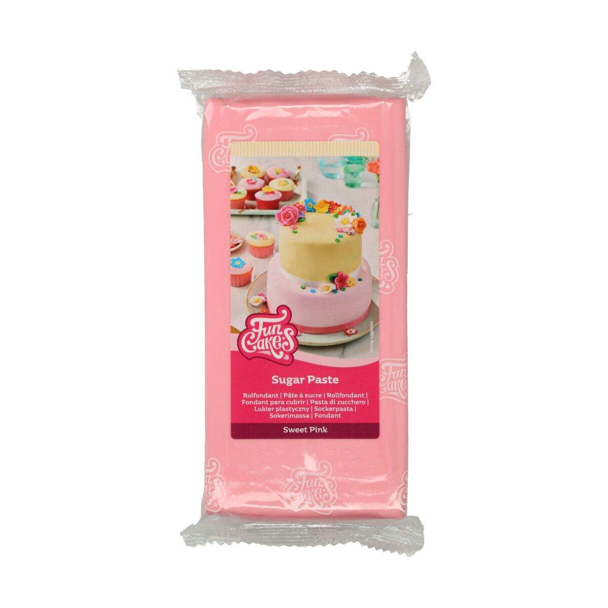 FunCakes Rollfondant kaufen Sweet Pink Vanille 1kg - Brotfrei.de
