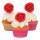 Funcakes Marzipan Rosen Rot 6er Set