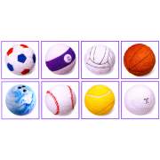 Wilton 3D Sportball Backform Set 4-tlg.