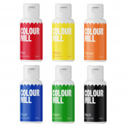 AOS Set | Colour Mill Lebensmittelfarbe Primary Set 6x 20ml