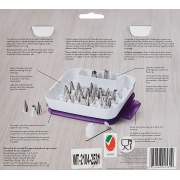 Wilton Deluxe Spritztüllen Set 22-tlg Edelstahl