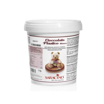 Saracino Modellier Schokolade Weiß 1kg