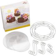 Wilton Ständer 3er Set für Kuchen und Leckereien Acryl