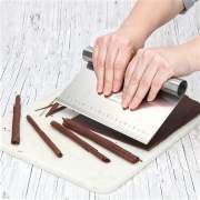 Cake-Masters Bankschaber Edelstahl 22cm mit Messskala