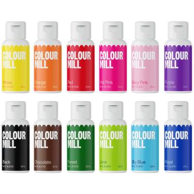 Colour Mill Lebensmittelfarbe Kickstarter Set 12x 20ml