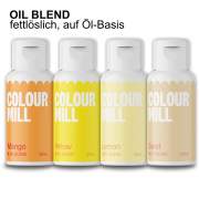 Colour Mill Lebensmittelfarbe Yellow Colours Set 4x 20ml...