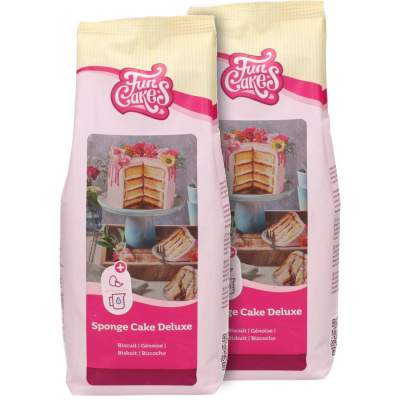 FunCakes Backmischung für Biskuit Deluxe 2x 1kg