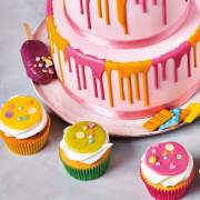 Doppelpack Funcakes Deco Melts Gelb Yellow 2x 250g (500g), Glasur-Drops, Fertig