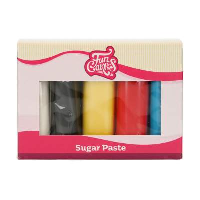 Funcakes Rollfondant Multipack Primärfarben 5x100g