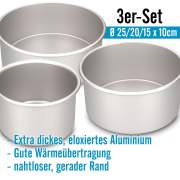 AOS Set | Cake Masters Torten-Backform rund tief...