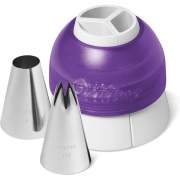 Wilton ColorSwirl Tri-Color Coupler Dekorations Set 9-teilig