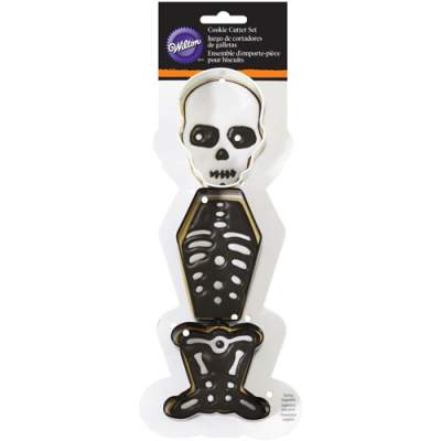 Wilton Halloween Keks-Ausstecher-Set Skelet 3-tlg.