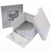 PME Cake Box & Square Cake Board (3mm) 22,5x22,5x15 cm