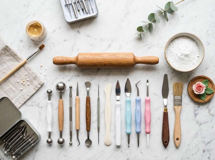 Modellierwerkzeuge für die Verarbeitung von Fondant